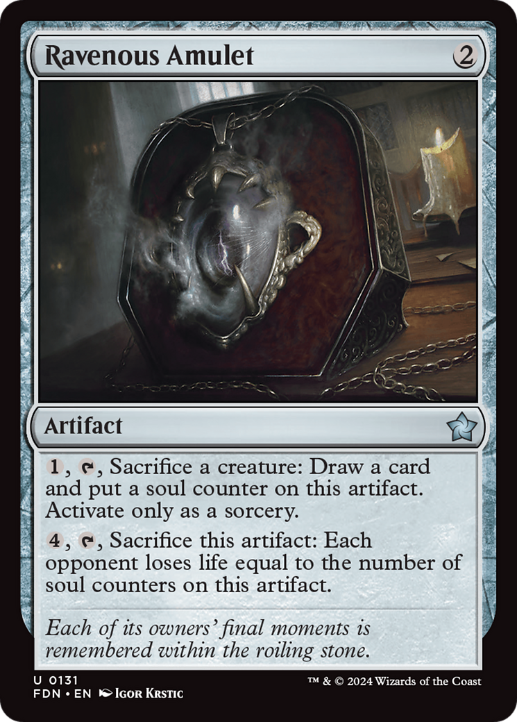Ravenous Amulet - (FDN) #131