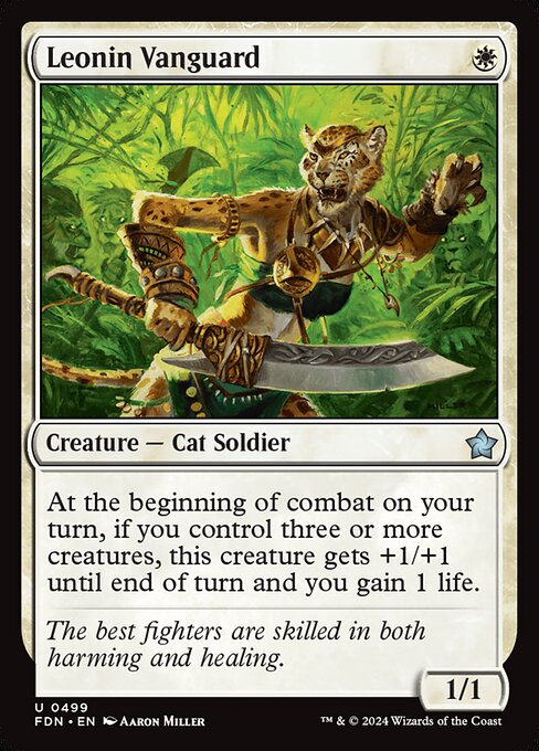 Leonin Vanguard - Foundations #499