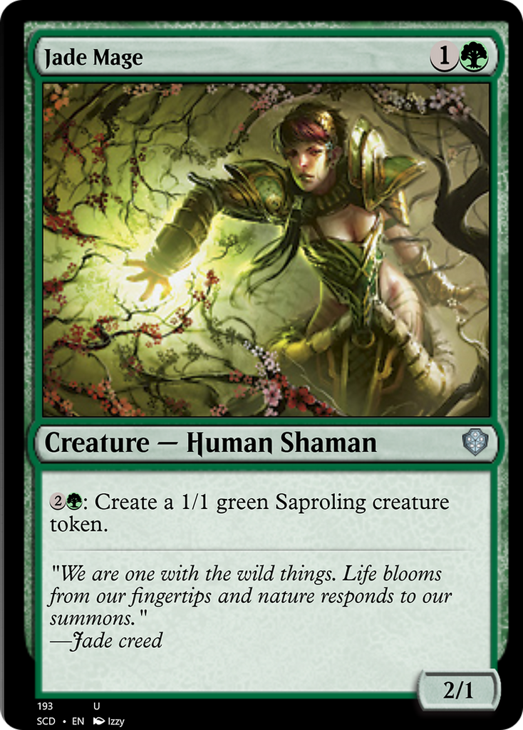 Jade Mage - Starter Commander Decks #193