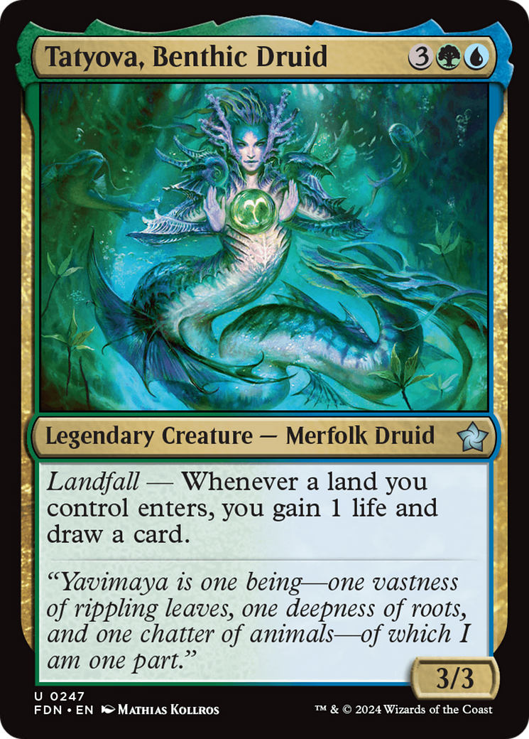 Tatyova, Benthic Druid - Foundations #247