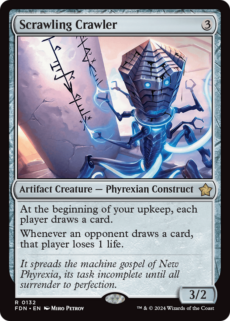 Scrawling Crawler - Foundations MTG card