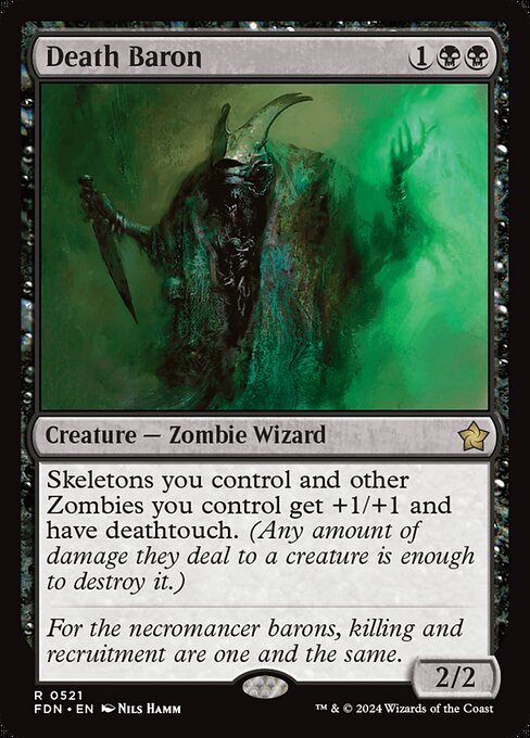 Death Baron - Foundations (FDN) #521 - Standard