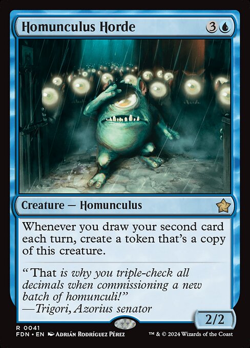 Homunculus Horde - Foundations (FDN) #41 - Standard