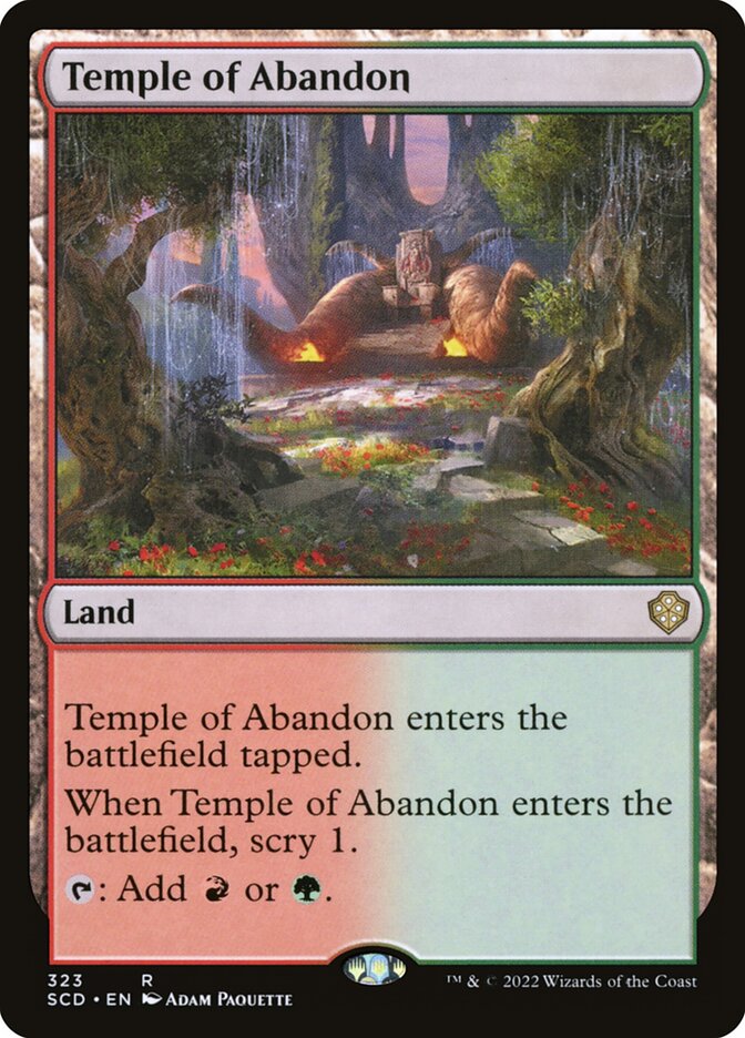 Temple of Abandon (SCD) #323