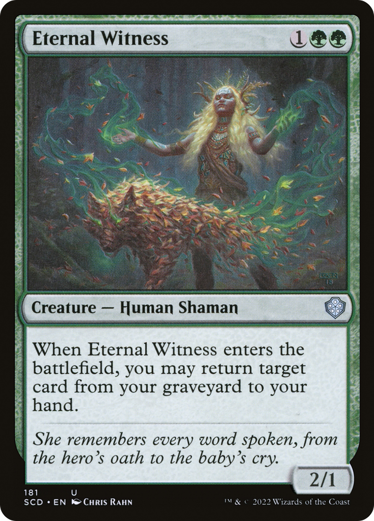Eternal Witness - Starter Commander Decks #181