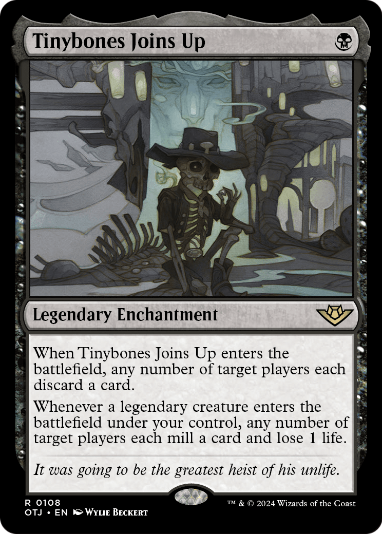 Tinybones Joins Up - Outlaws of Thunder Junction MTG card