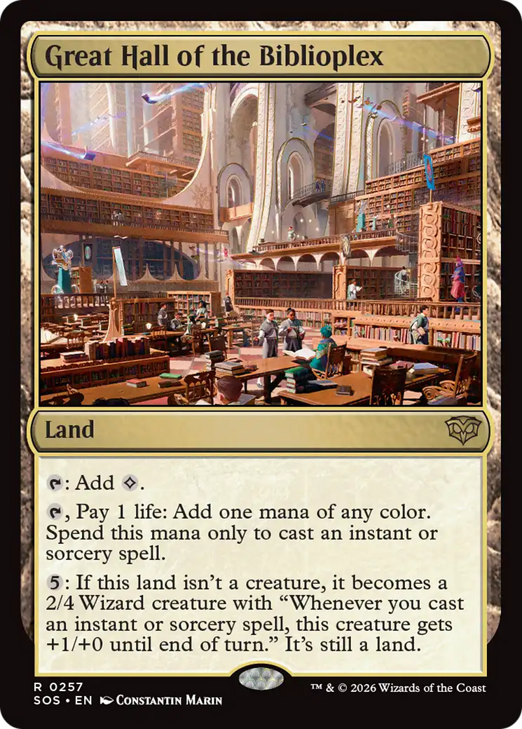 Great Hall of the Biblioplex - Secrets of Strixhaven (SOS) #257