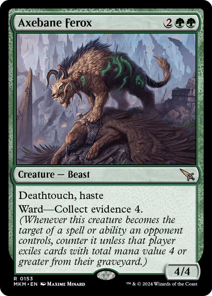 Axebane Ferox - Murders at Karlov Manor (MKM) #153 Foil