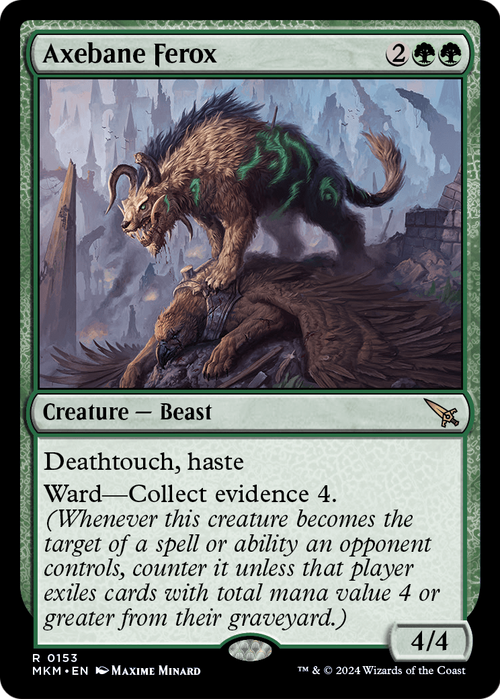 Axebane Ferox - Murders at Karlov Manor (MKM) #153 Foil