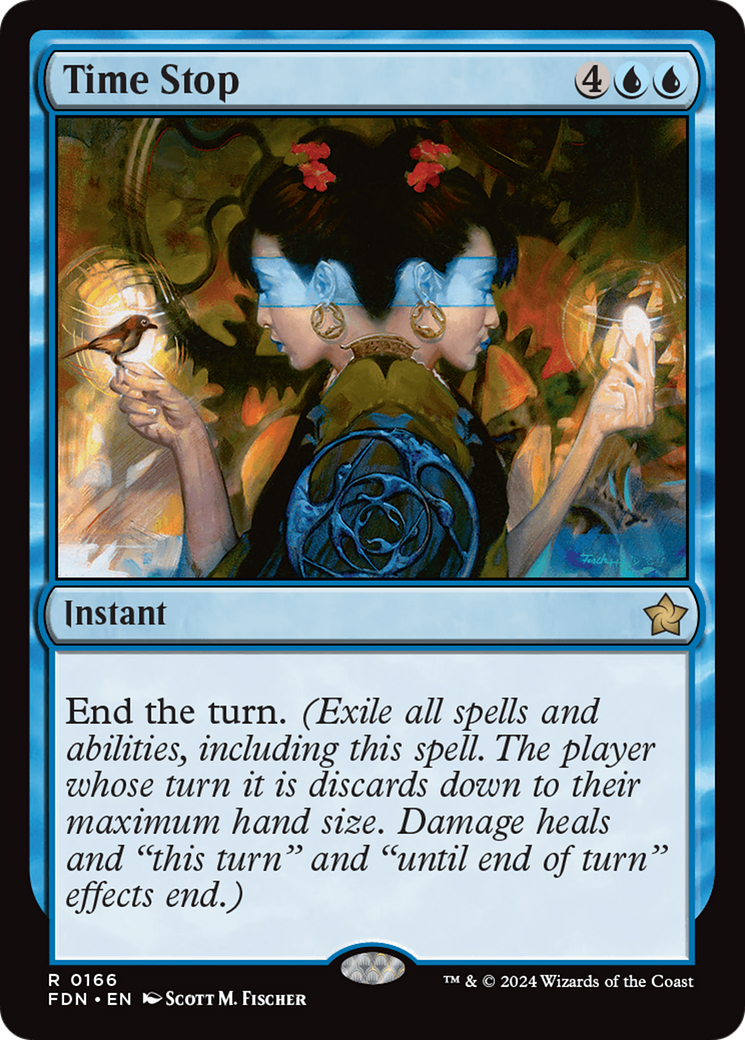 Time Stop Foil - Foundations #166
