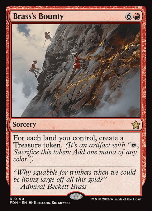 Brass's Bounty - Foundations (FDN) #190 - Standard