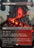 Blazemire Verge (Borderless) - Duskmourn: House of Horror MTG card