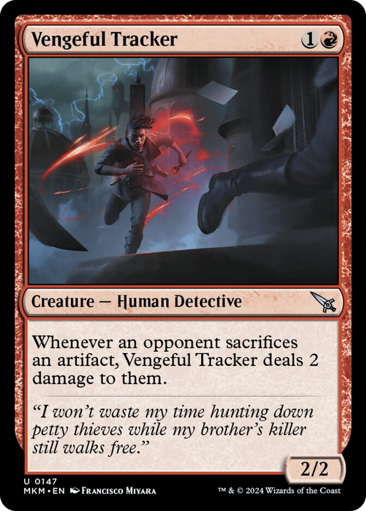Vengeful Tracker (MKM) #147