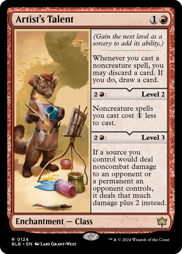 Artist's Talent - Bloomburrow (BLB) #124 - Standard