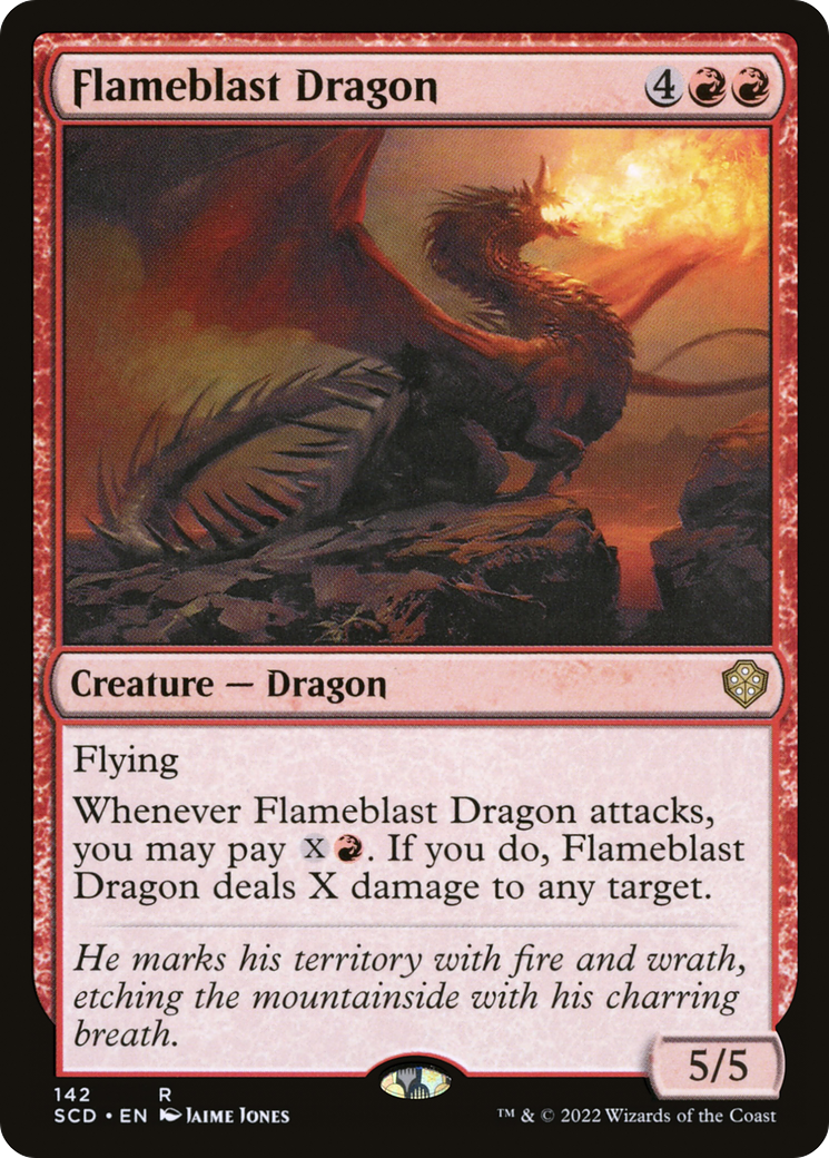 Flameblast Dragon - (SCD) #142
