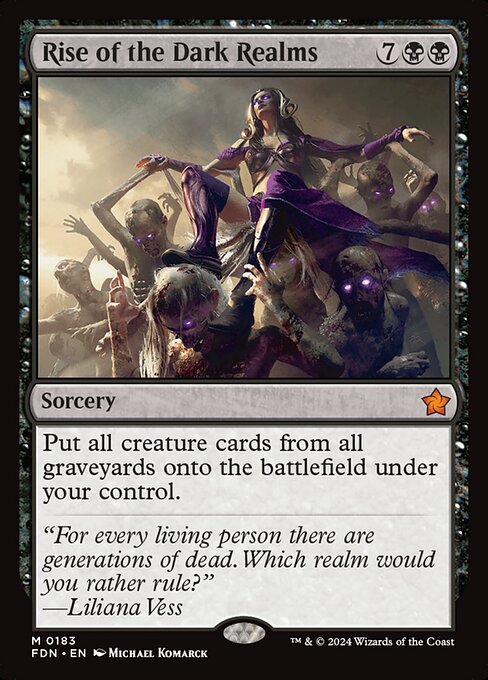 Rise of the Dark Realms - Foundations (FDN) #183 - Standard nonfoil