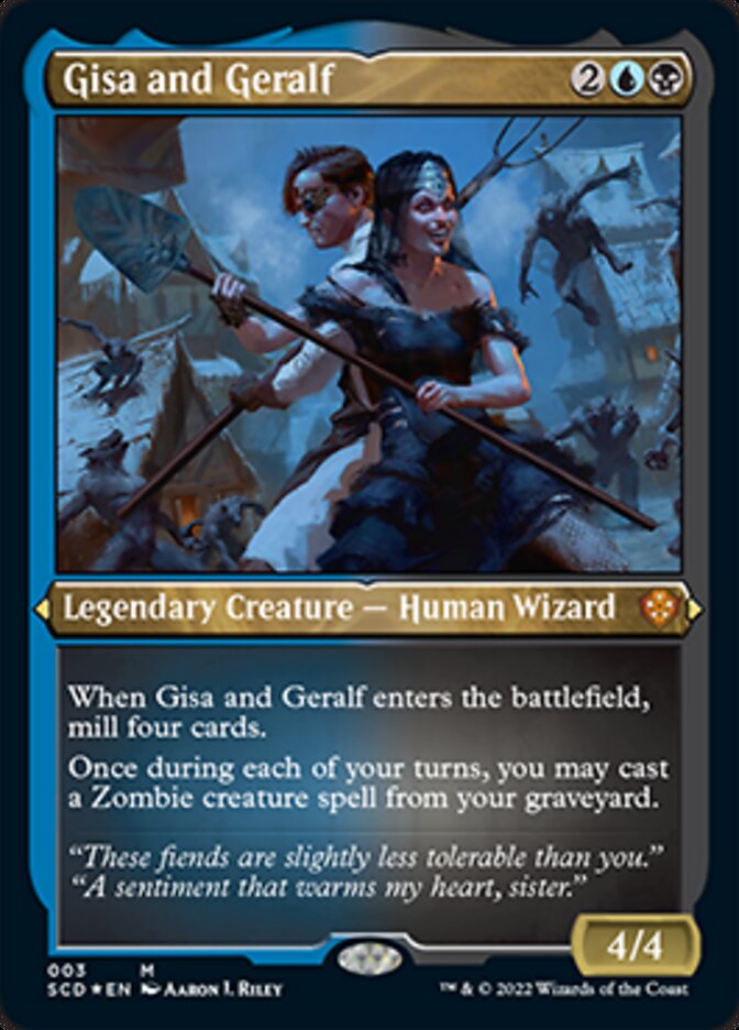 Gisa and Geralf - Starter Commander Decks Foil Etched