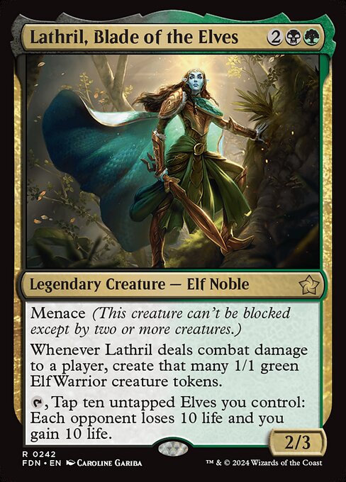 Lathril, Blade of the Elves - Foundations (FDN) #242 - Standard
