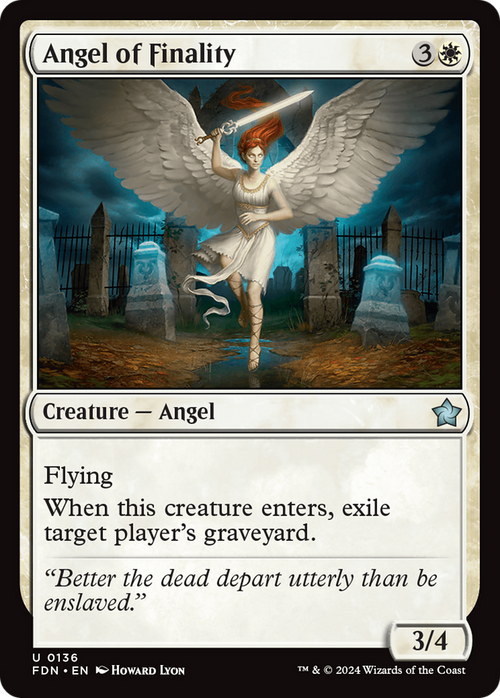Angel of Finality - Foundations #136