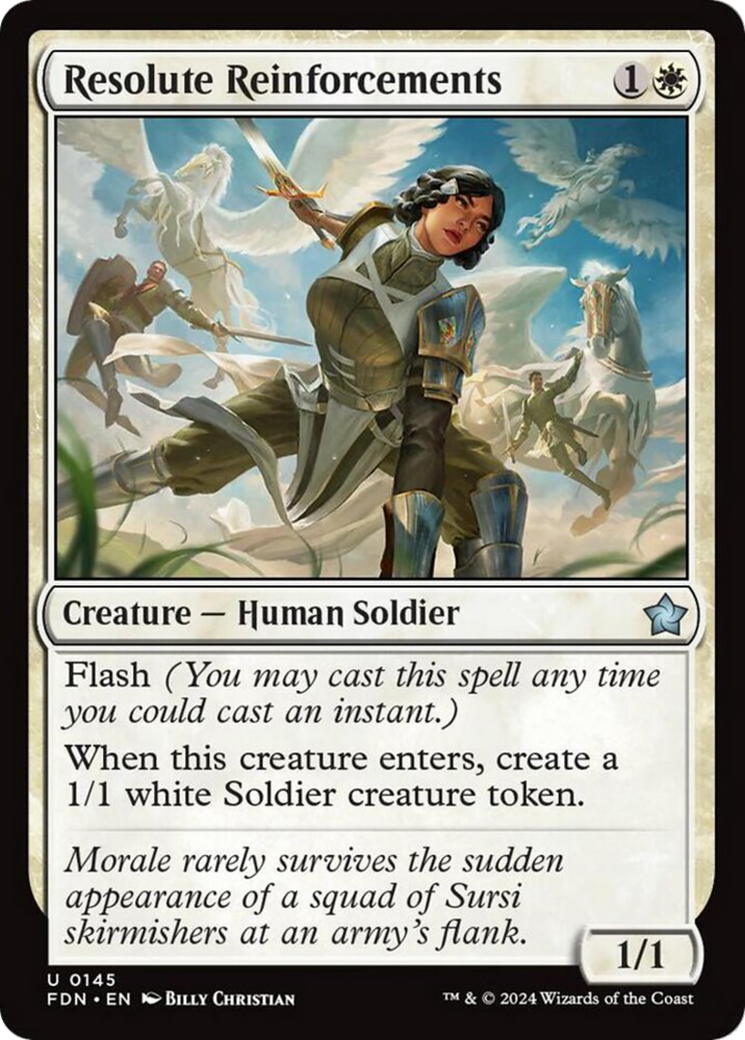 Resolute Reinforcements - Foundations (Foil)