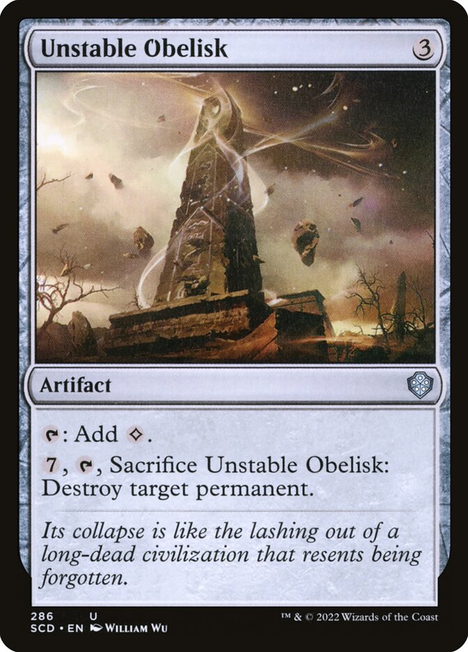 Unstable Obelisk - Starter Commander Decks #286