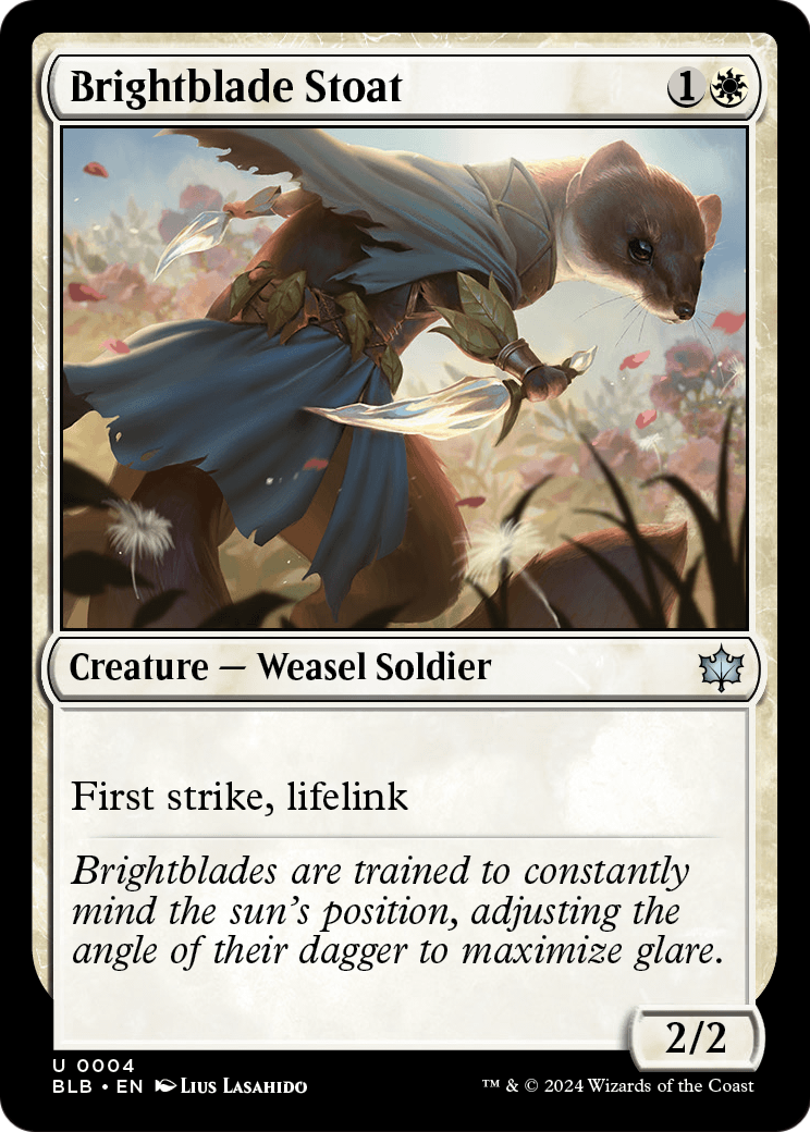 Brightblade Stoat - (BLB) #4