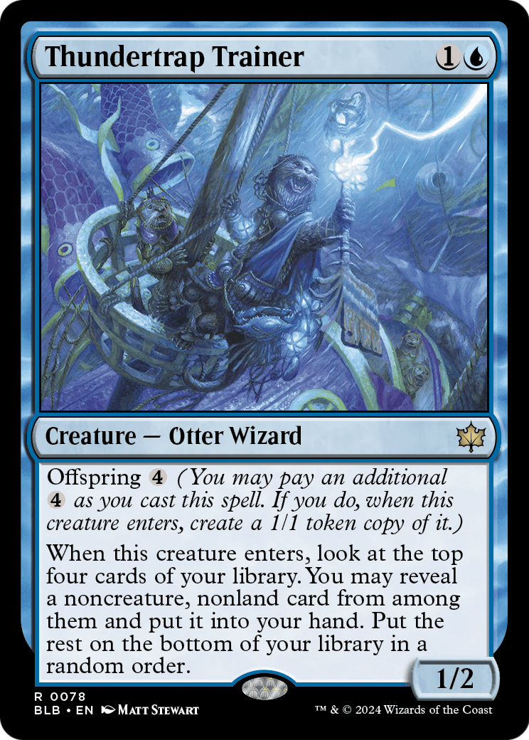 Thundertrap Trainer - (BLB) #78 (Foil)