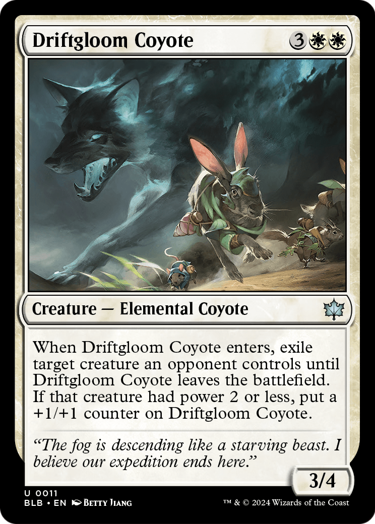 Driftgloom Coyote - (BLB) #11