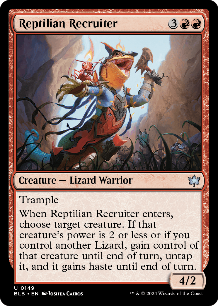 Reptilian Recruiter - (BLB) #149