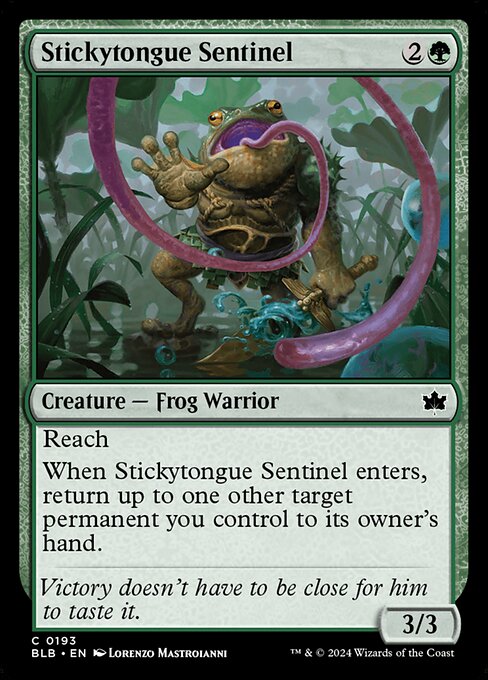 Stickytongue Sentinel - (BLB) #193