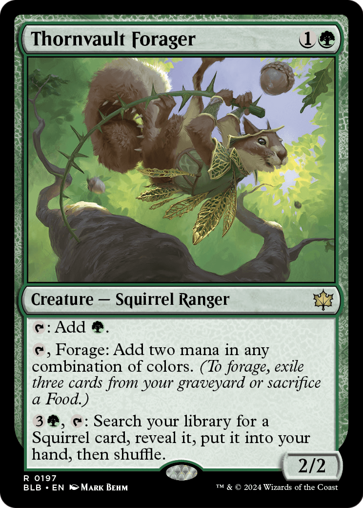 Thornvault Forager - (BLB) #197