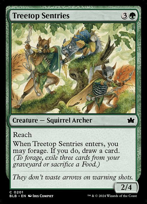 Treetop Sentries - (BLB) #201
