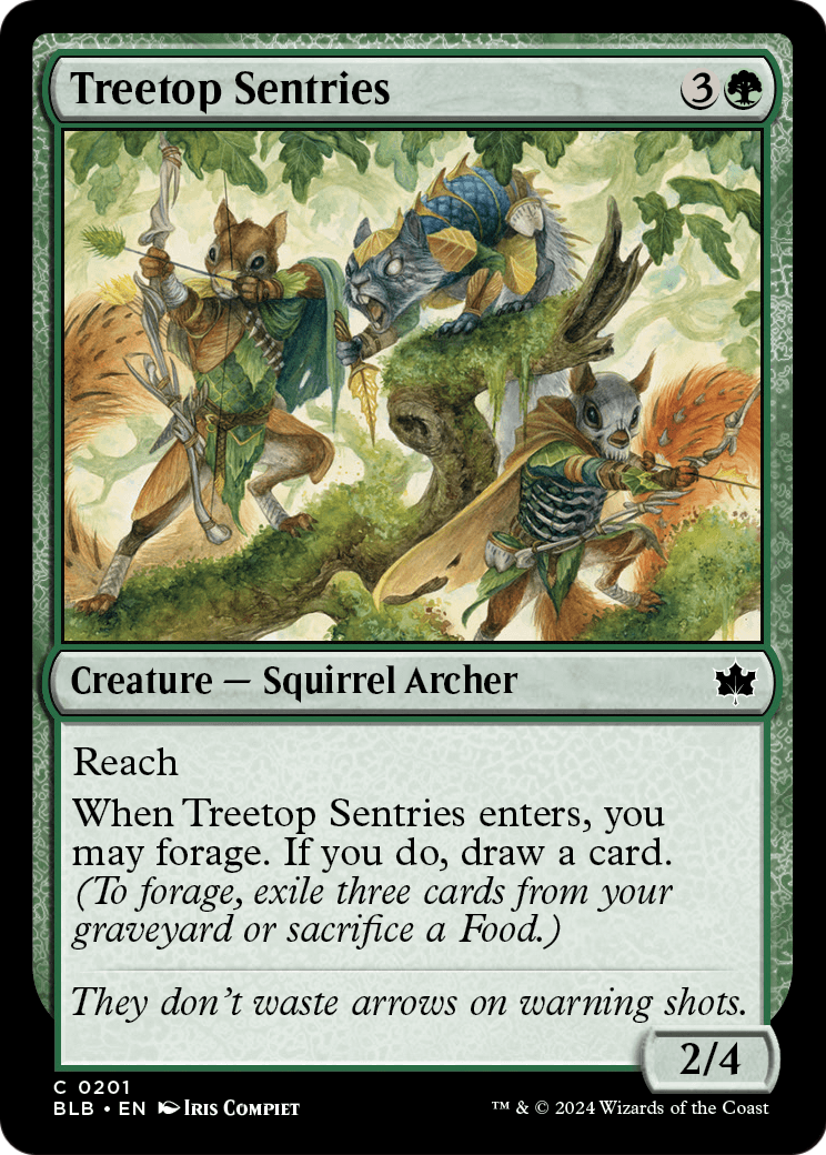 Treetop Sentries - (BLB) #201