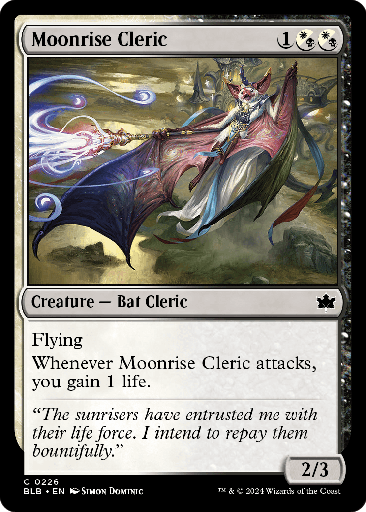 Moonrise Cleric - (BLB) #226