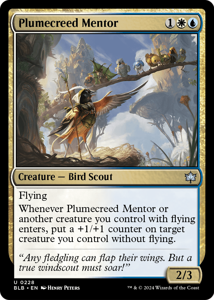 Plumecreed Mentor - (BLB) #228