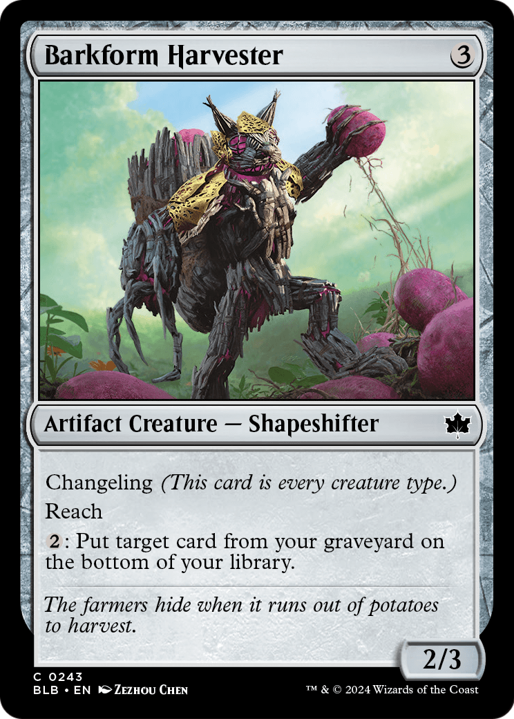 Barkform Harvester - (BLB) #243