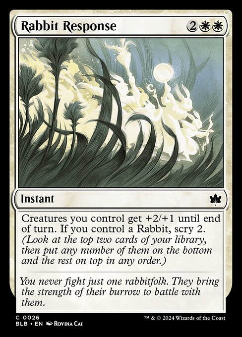 Rabbit Response - (BLB) #26