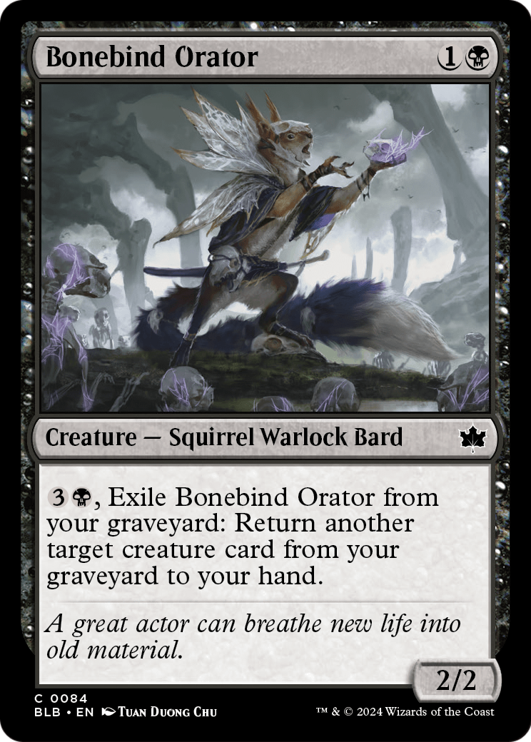 Bonebind Orator - (BLB) #84