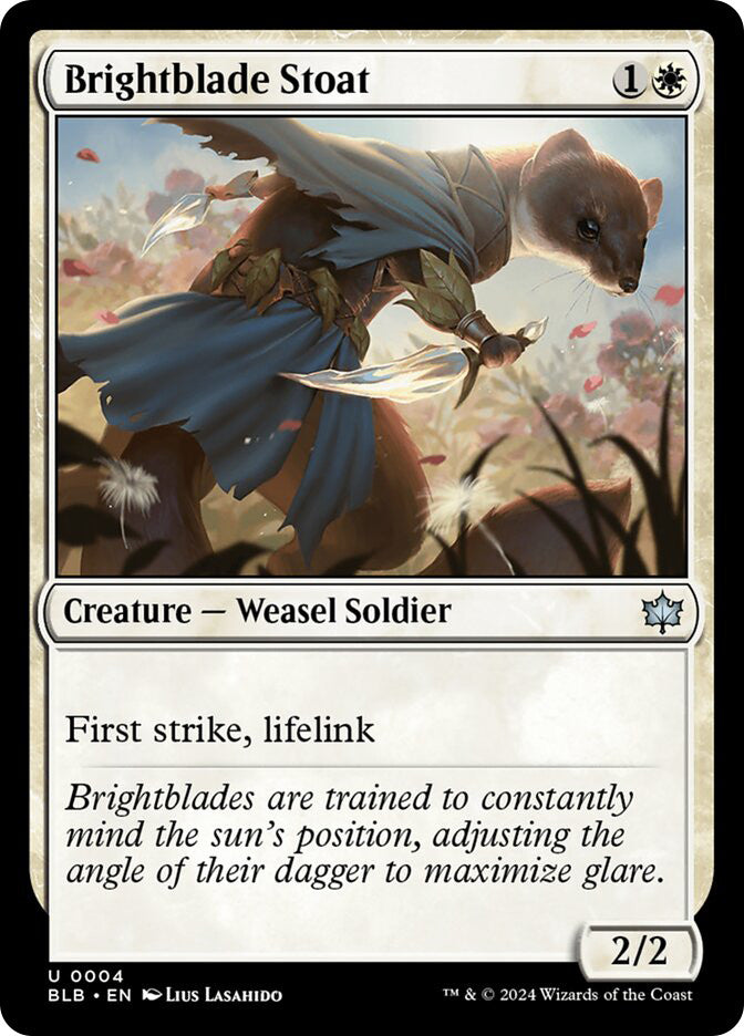 Brightblade Stoat - Bloomburrow (BLB) #4