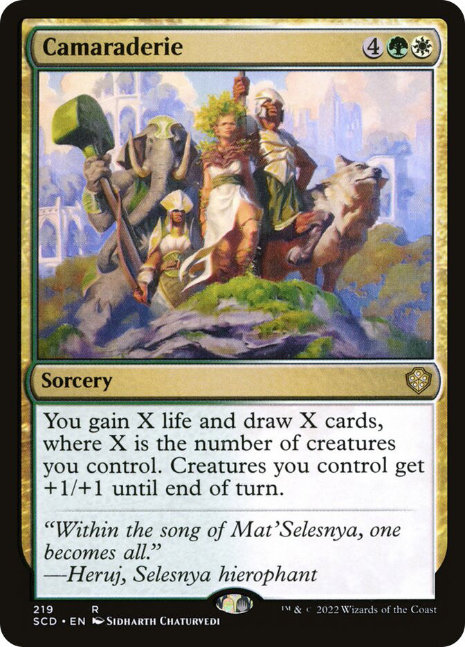 Camaraderie - Starter Commander Decks (SCD) #219