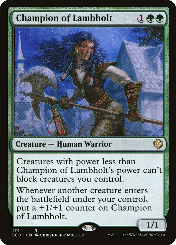 Champion of Lambholt - Starter Commander Decks (SCD) #174