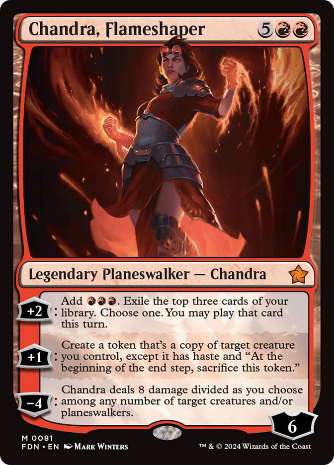 Chandra, Flameshaper - Foundations #81
