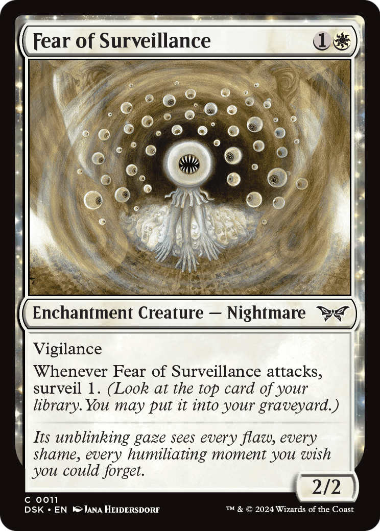 Fear of Surveillance - (DSK) #11