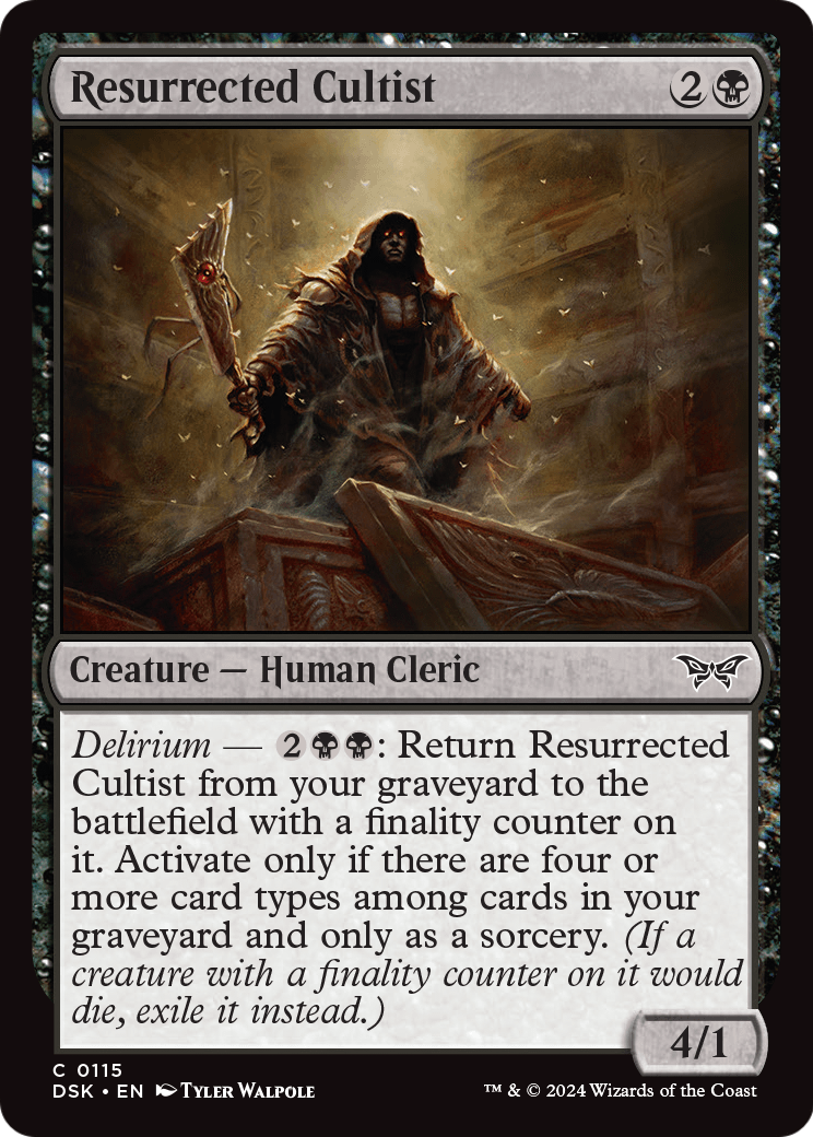 Resurrected Cultist - (DSK) #115