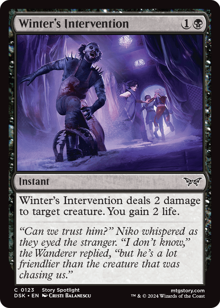 Winter's Intervention - (DSK) #123