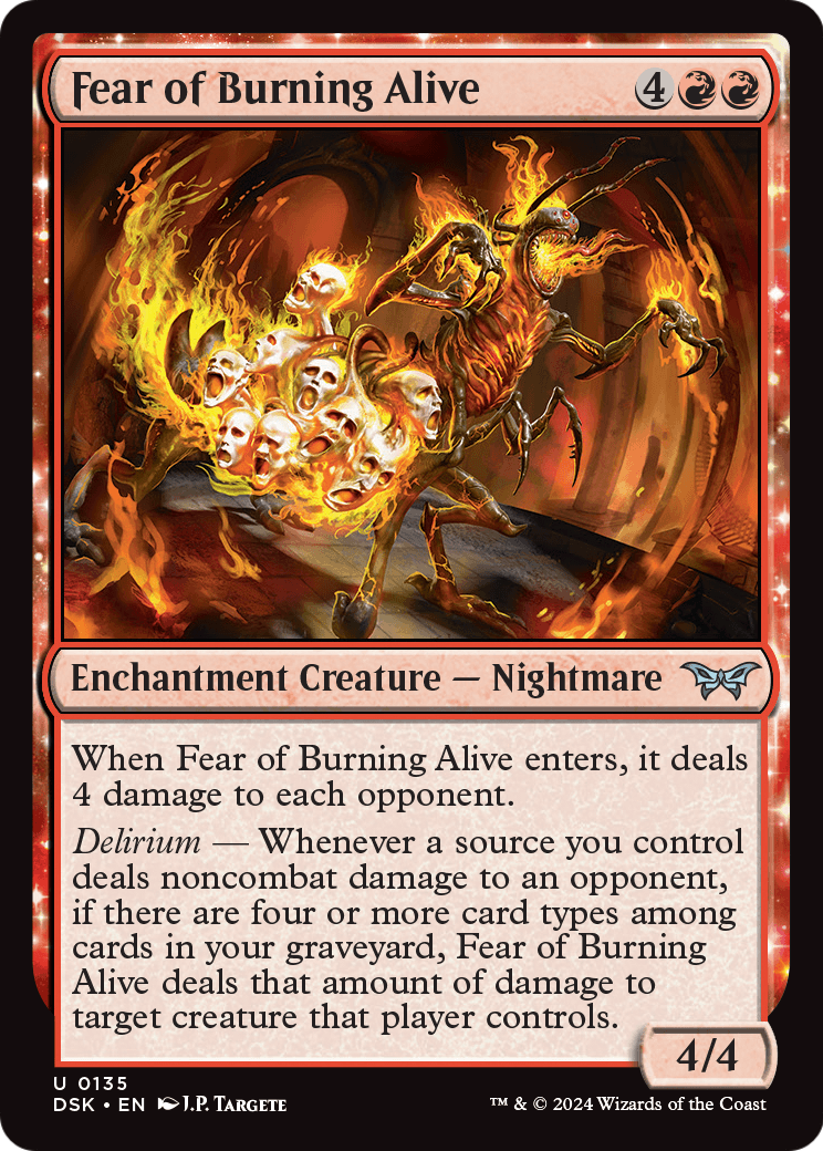 Fear of Burning Alive - (DSK) #135