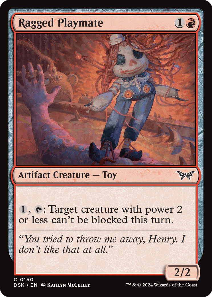 Ragged Playmate - (DSK) #150 (Foil)