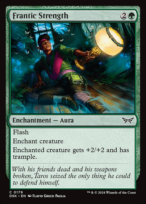 Frantic Strength - (DSK) #179 (Foil)