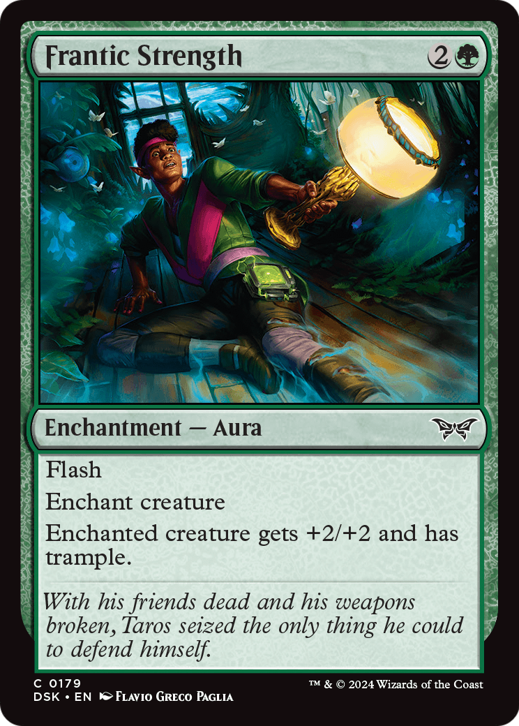 Frantic Strength - (DSK) #179 (Foil)