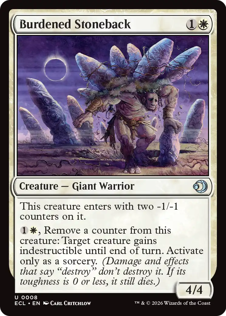 Burdened Stoneback - (ECL) #8